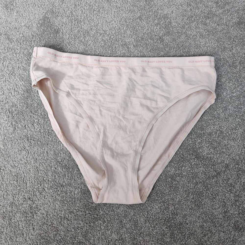Old Navy Women's Brief Panties Size Large Nude Underwear